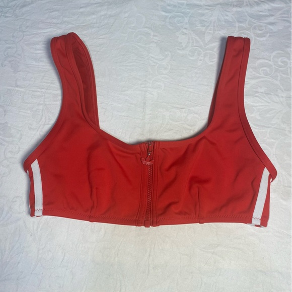 Top Only, Adidas Originals Bikini Zip Up Primeblue Recycled Ocean Plastic XS - Picture 10 of 13